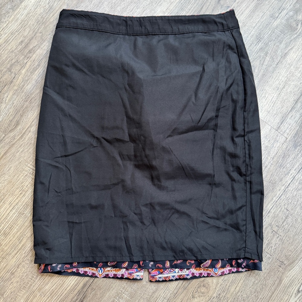 J. Crew The Pencil Skirt Paisley Pattern - Size 0 - Picture 9 of 9
